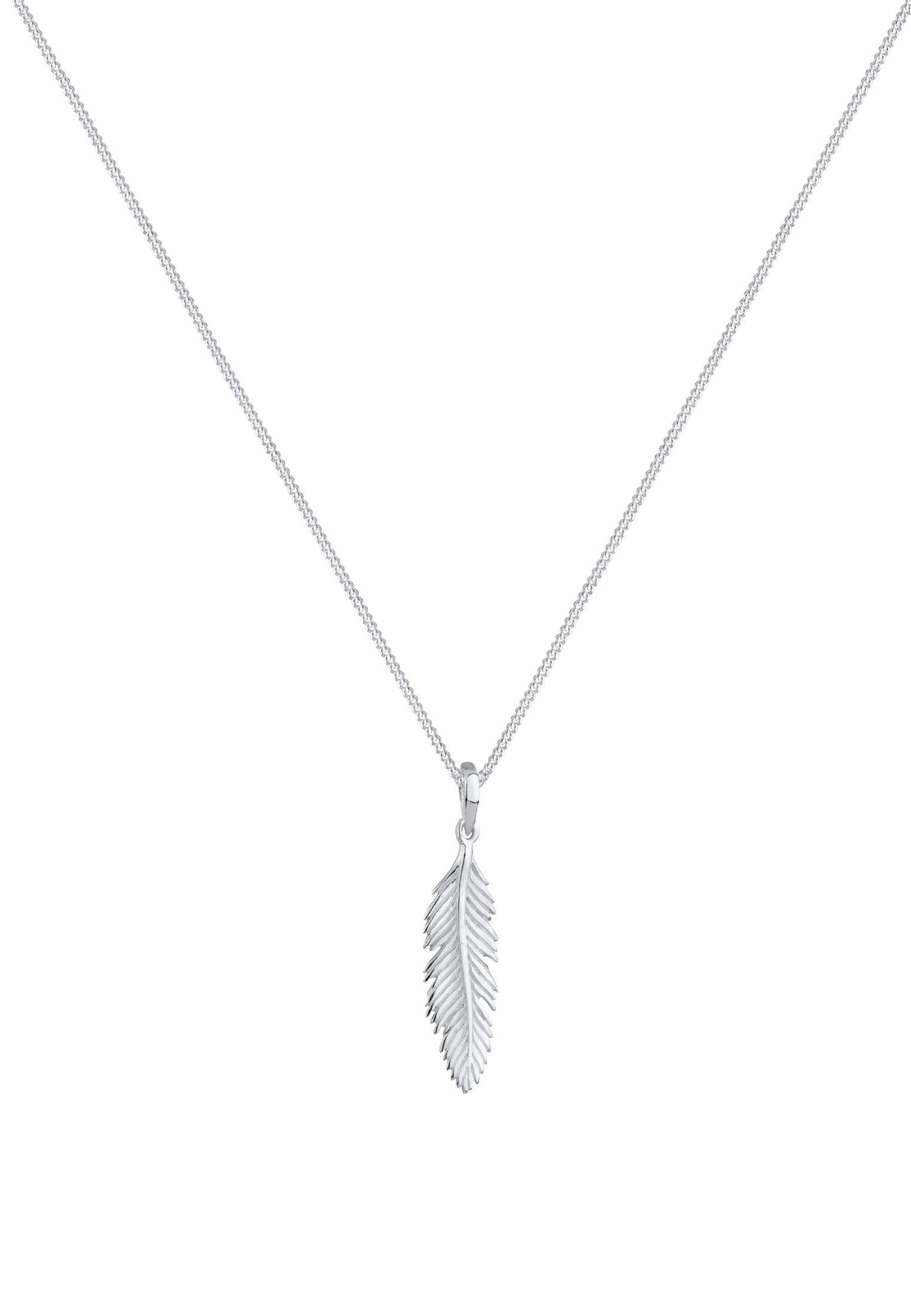 Elli  Halskette Feder Anhänger 