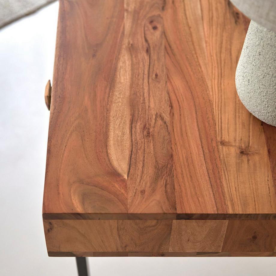 Tikamoon Bureau en acacia massif Temis  