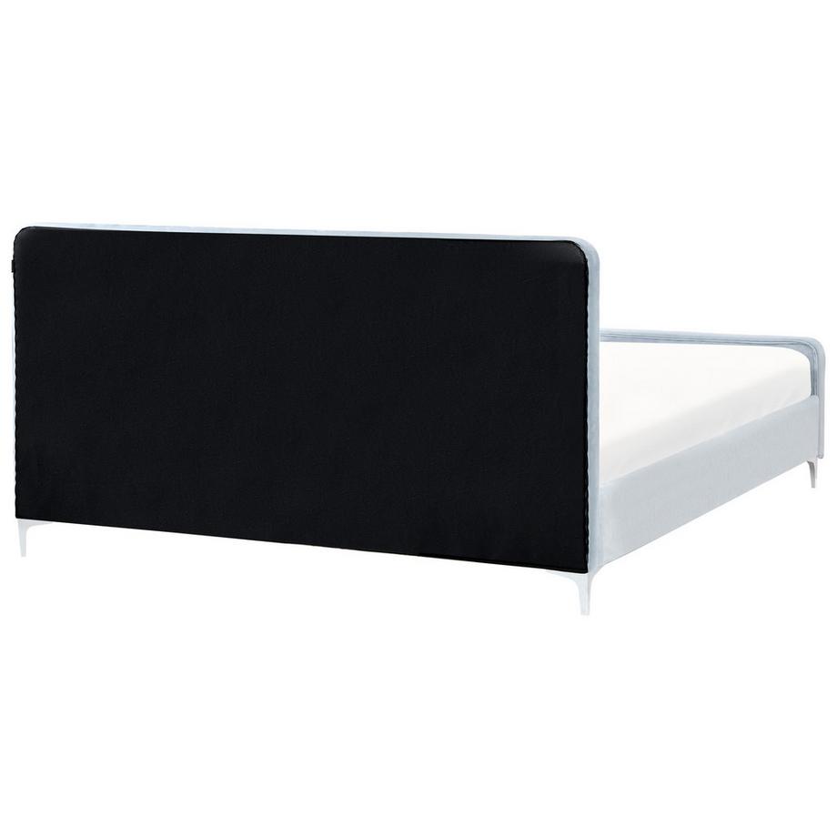 Beliani Letto en Velluto Minimalista LUNAN  