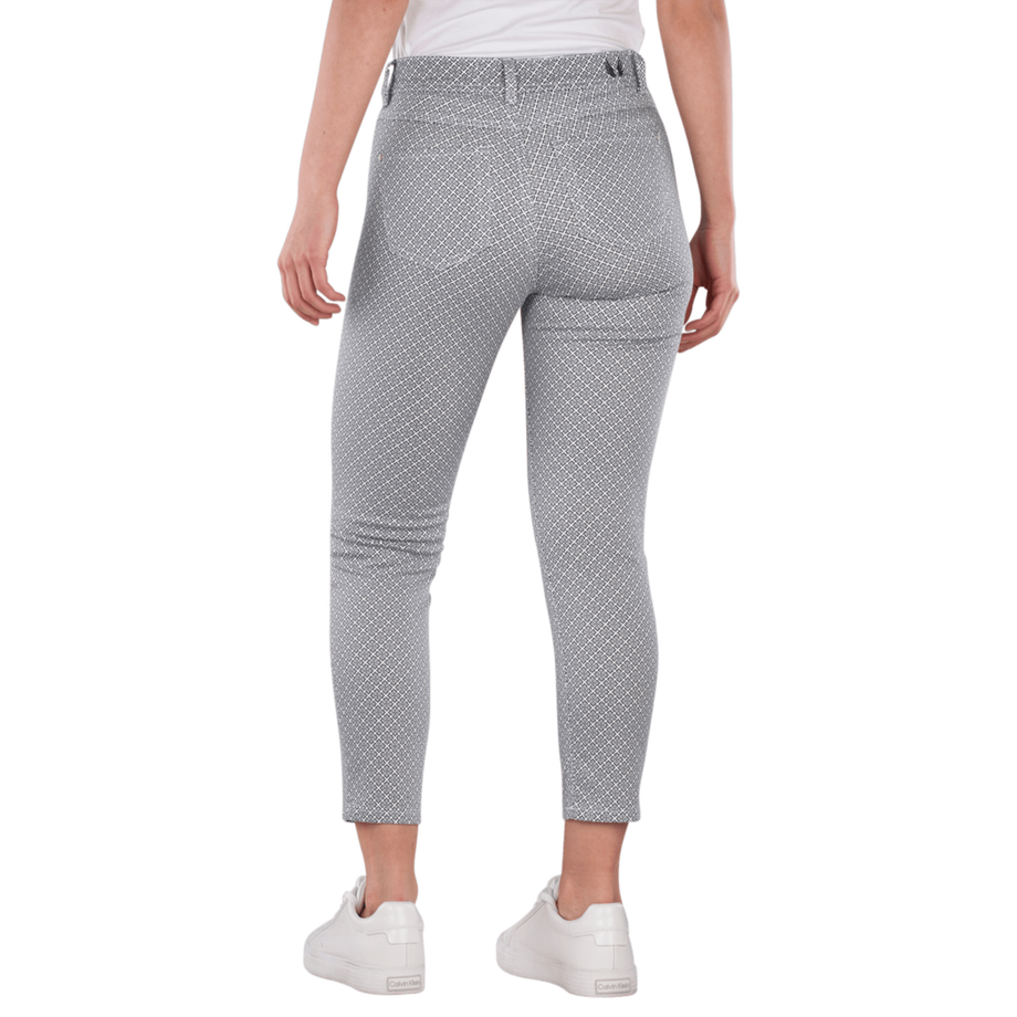 ANGELS Ornella 5-Pocket Abstract Floral Tiles Hose  