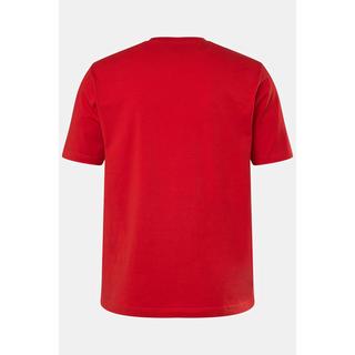 JP1880  T-shirt con FLEXNAMIC®, stampa sul petto e mezze maniche, fino alla tg. 8XL 