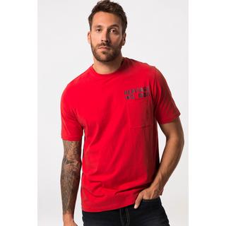 JP1880  T-shirt con FLEXNAMIC®, stampa sul petto e mezze maniche, fino alla tg. 8XL 