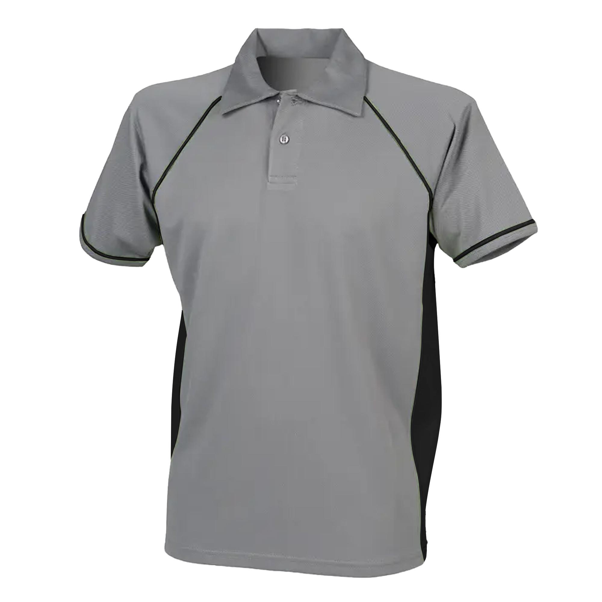 Image of Sport Poloshirt, Kurzarm Damen Grau S