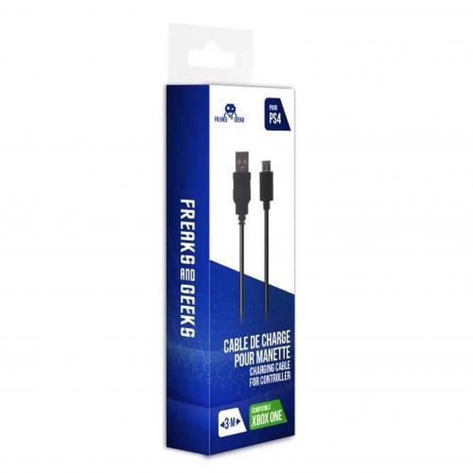Cavo Micro USB 3M Freaks and Geeks (PS4/XBO/Smartphone)