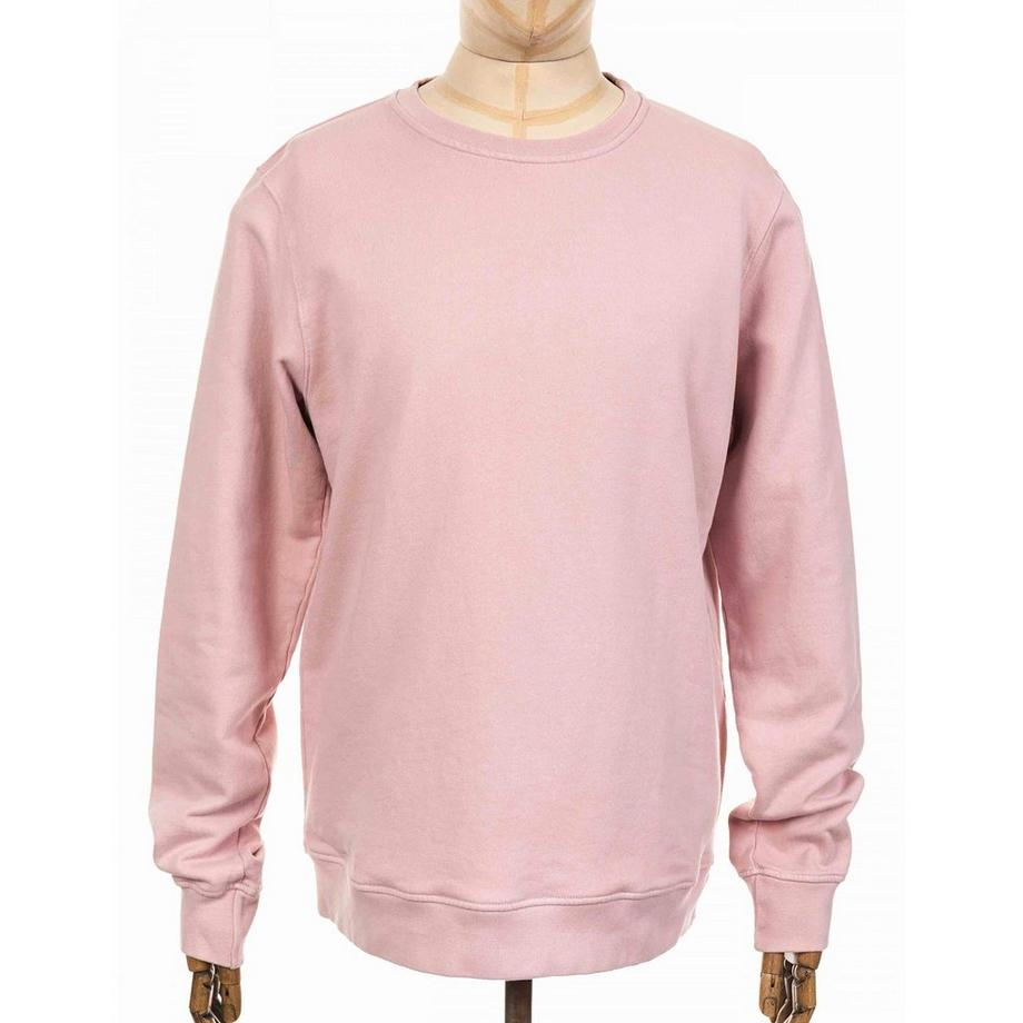Colorful Standard Classic Organic Felpa Girocollo faded pink  