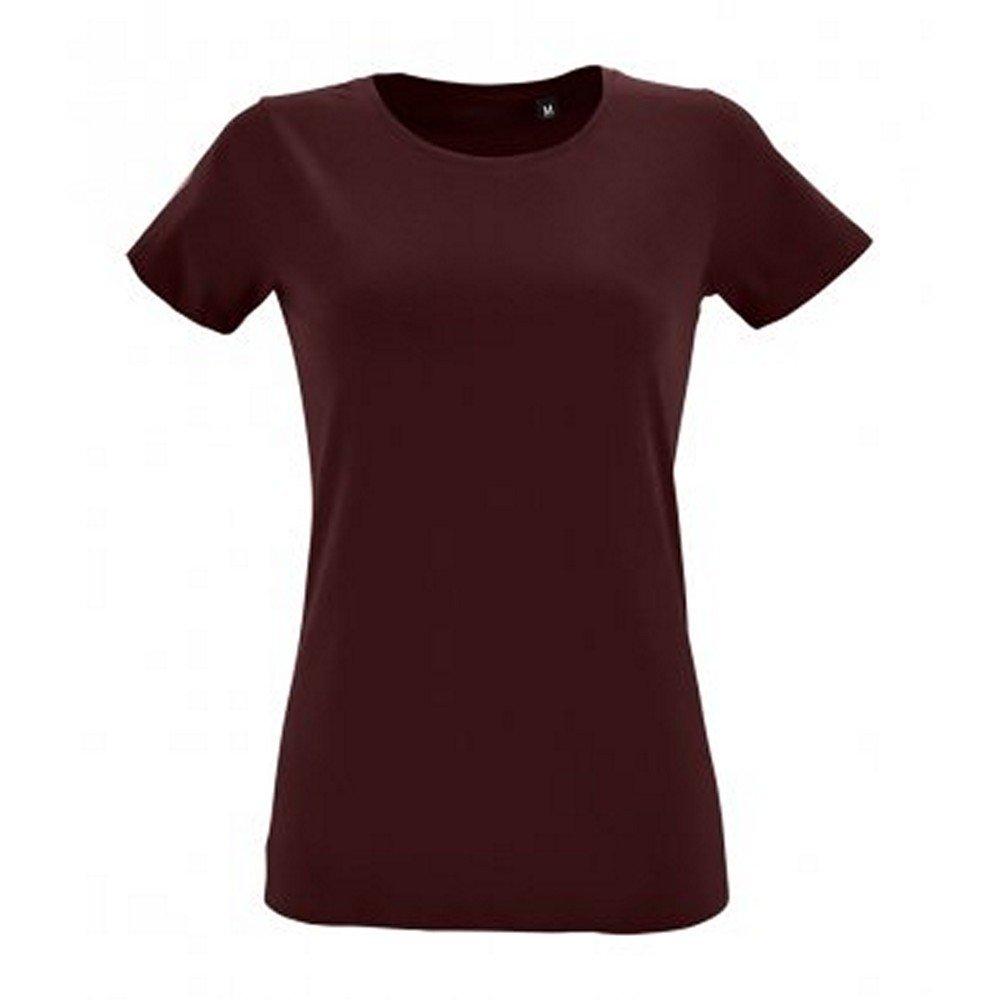 Image of Tshirt, Kurzärmlig Damen Bordeaux XL