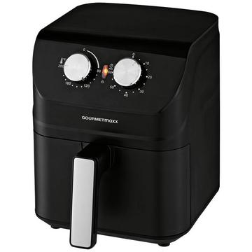 Heißluft-Fritteuse 1400 W Cool-Touch-Gehäuse Schwarz