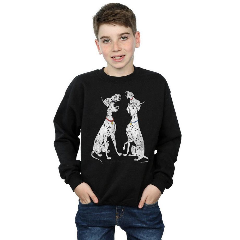 Disney  101 Dalmatians Pongo And Perdita Sweatshirt 
