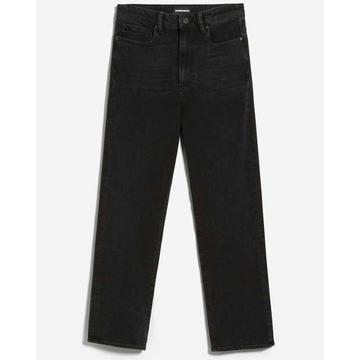 Lejaa Breezy Black - High Waist Jeans Damen