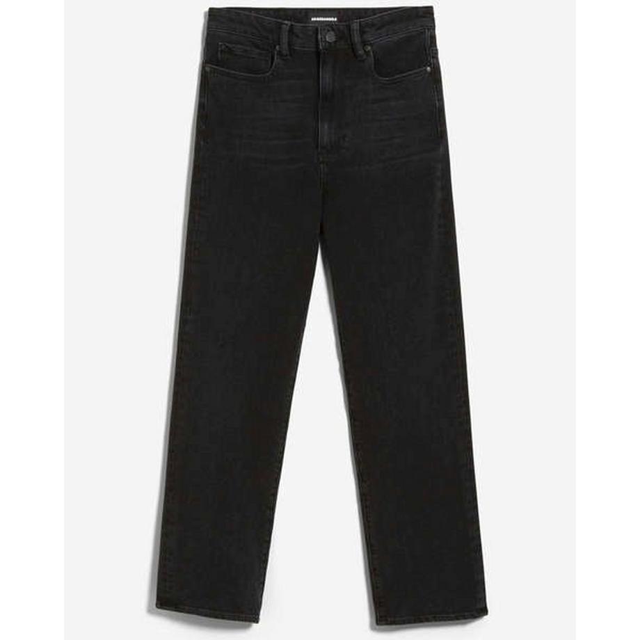 Lejaa Breezy Black - High Waist Jeans Damen