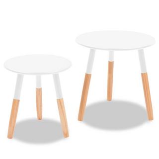 VidaXL Table d'appoint bois  