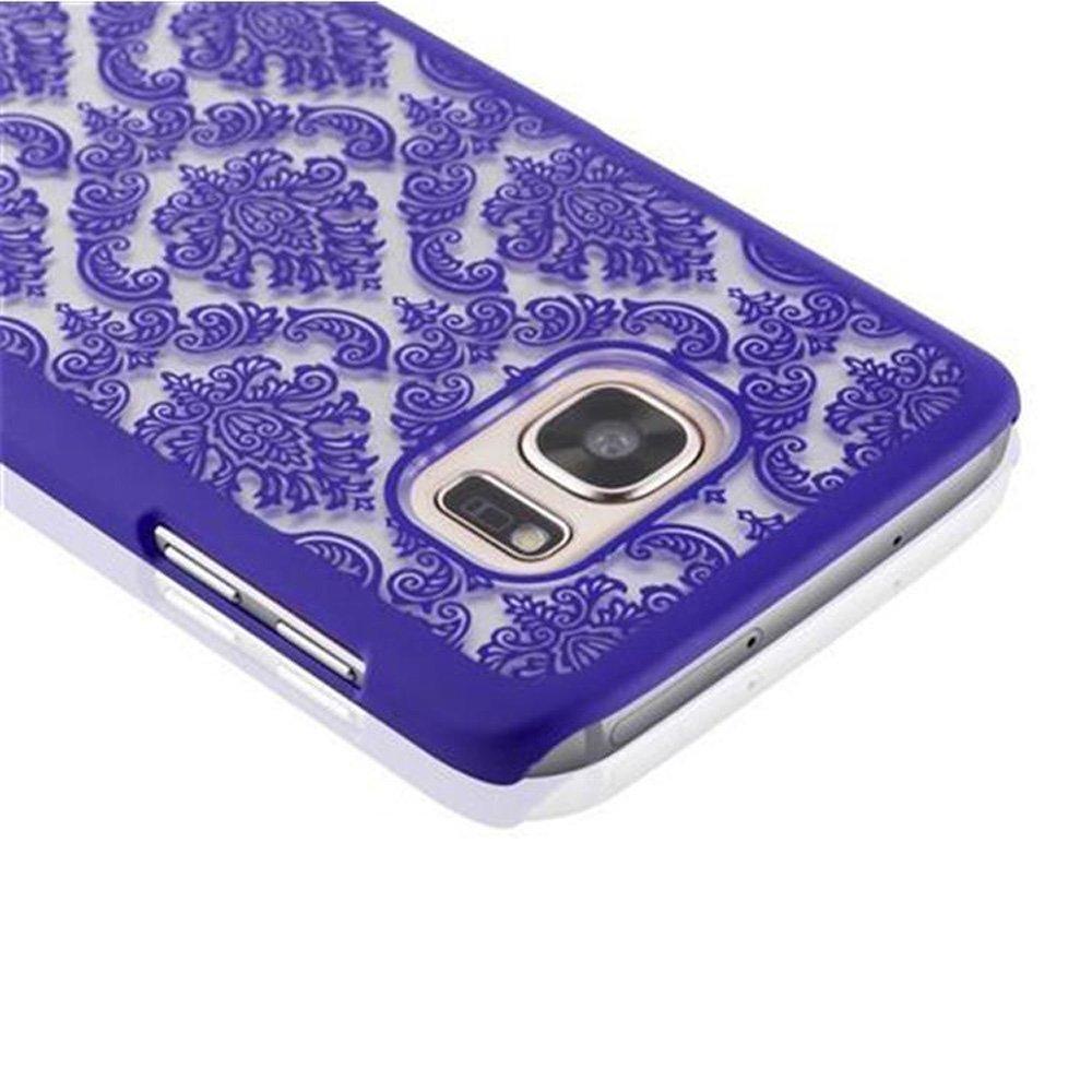 Cadorabo  Hülle für Samsung Galaxy S7 Blumen Paisley Henna Design 