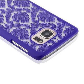 Cadorabo  Housse compatible avec Samsung Galaxy S7 - Hard Case Coque de protection au design fleur Paisley Henna contre les rayures et les chocs 