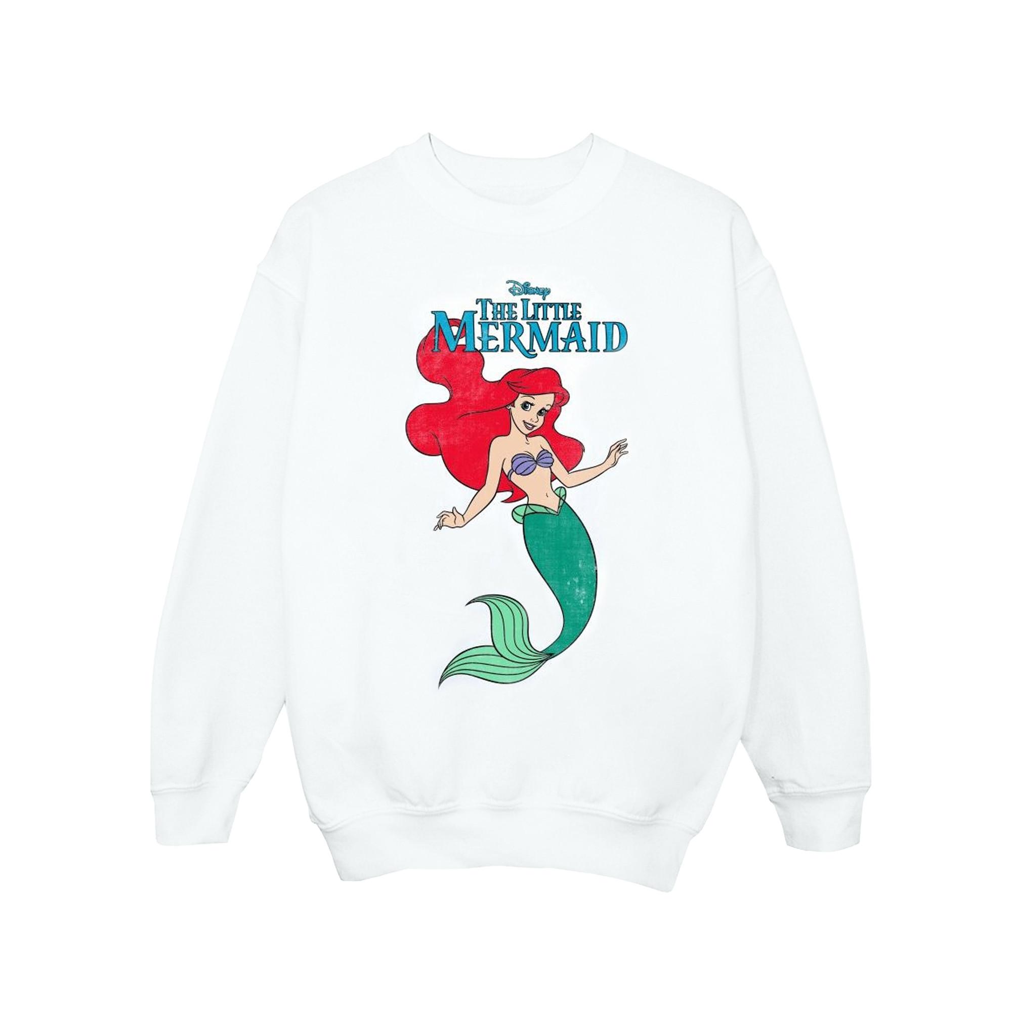 Image of The Little Mermaid Line Ariel Sweatshirt Unisex Weiss 140/146