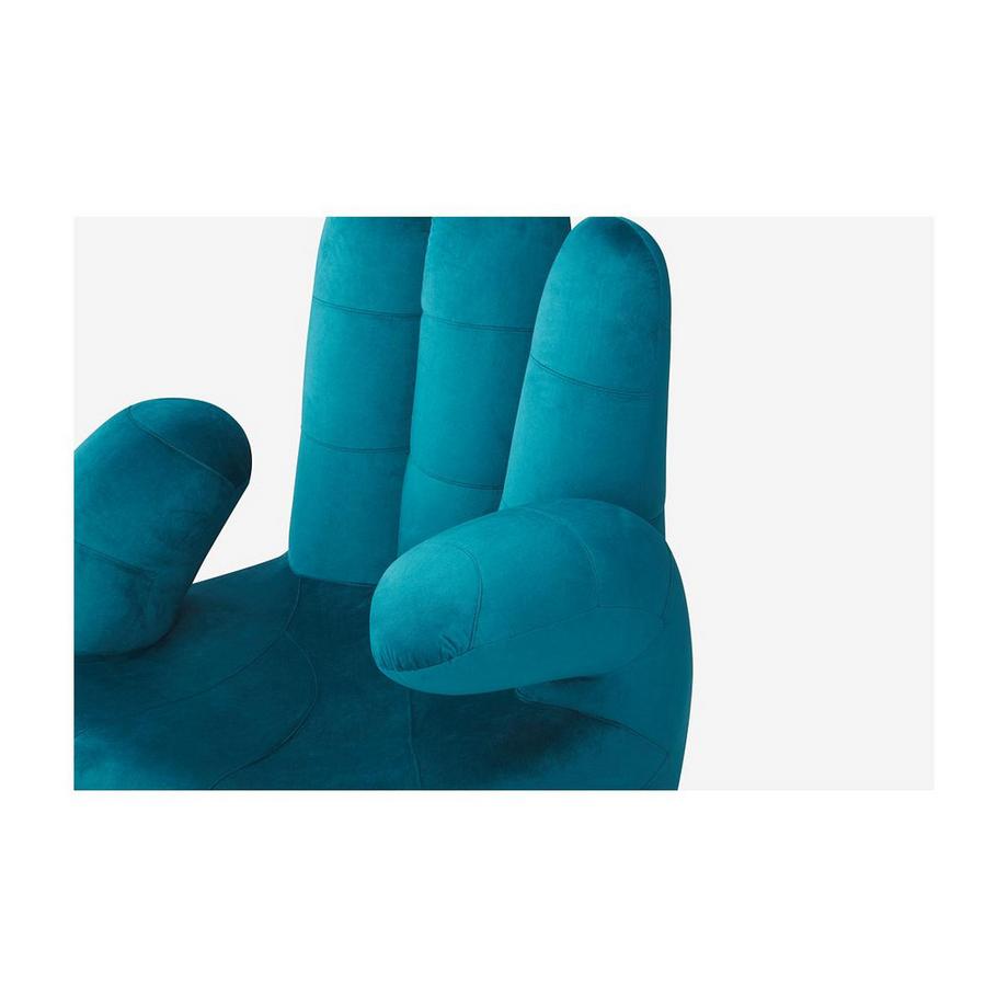 Vente-unique Fingersessel drehbar Samt  CATCHY  