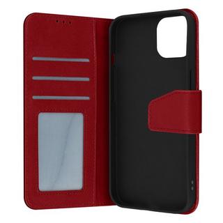 Avizar  Etui Folio Cuir iPhone 14 Pro Max Rouge 