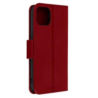 Avizar  Etui Folio Cuir iPhone 14 Pro Max Rouge 