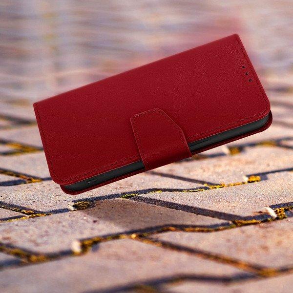 Avizar  Etui Folio Cuir iPhone 14 Pro Max Rouge 