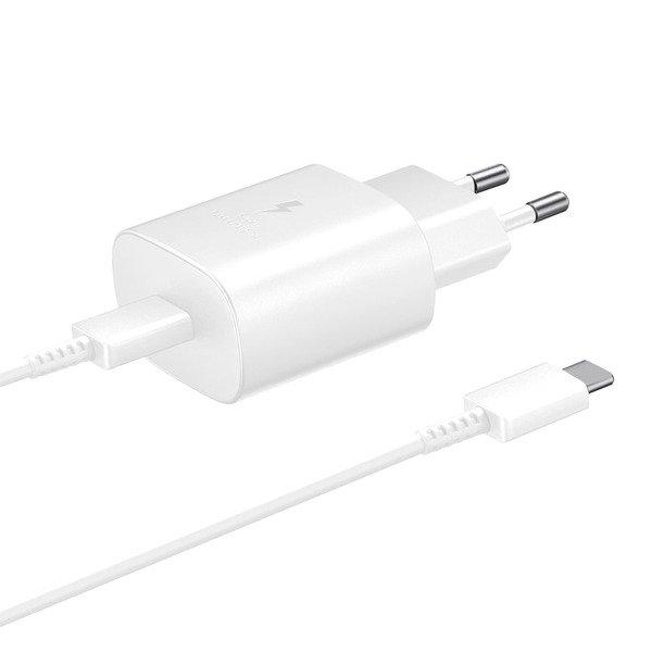 SAMSUNG  Caricabatteria USB-C Samsung 25W bianco 