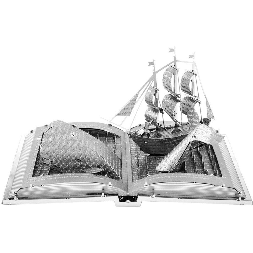 Metal Earth  Moby Dick Book Sculpture – Metall Bausatz 