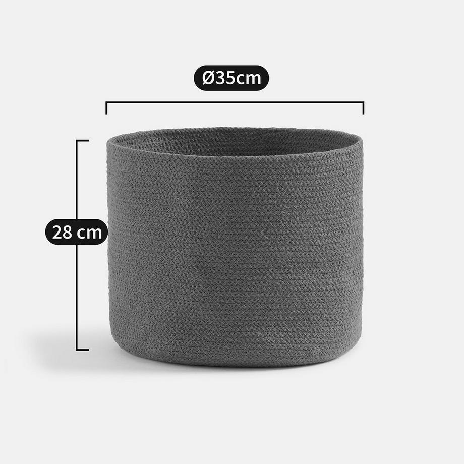 La Redoute Intérieurs Panier en coton Ø35 cm  