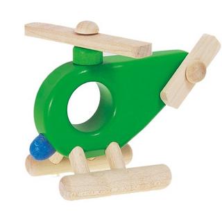 Bajo  Hubschrauber Police,Holzspielzeug, Bajo 