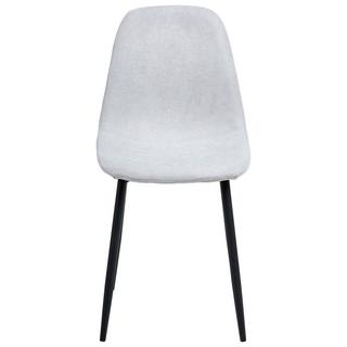 Beliani Set di 4 sedie da pranzo en Tessuto Moderno CRANDALL  