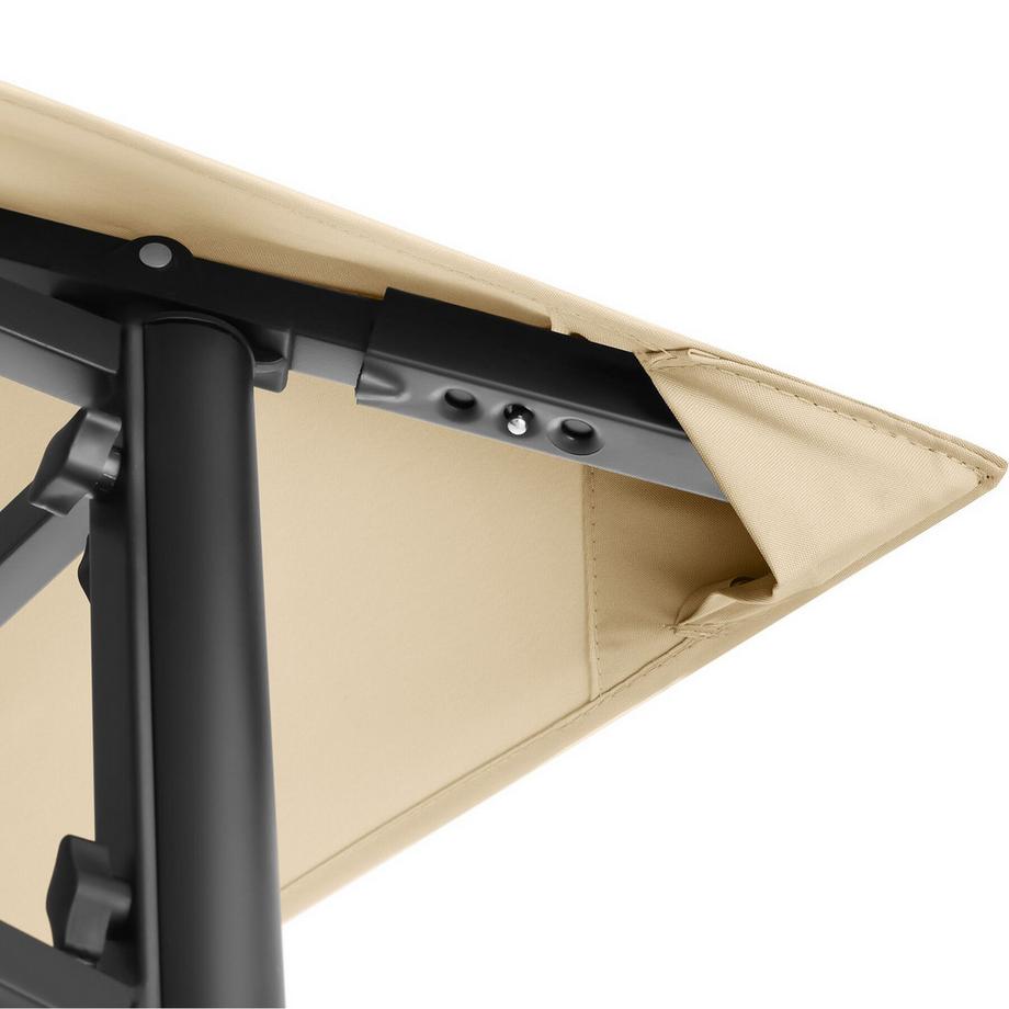 Tectake Gazebo con barbecue Maracaibo gazebo per barbecue resistente alle intemperie con protezione UV  