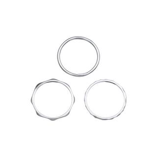 Elli  Ring Stapelringe Stacking Bandring 3Er Set 