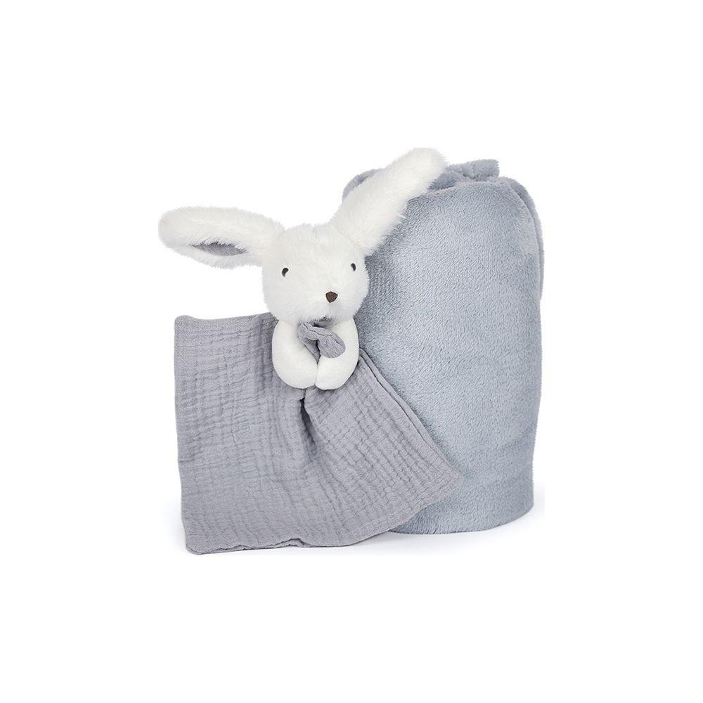 Image of Happy Glossy Decke und Schmusetuch/grau