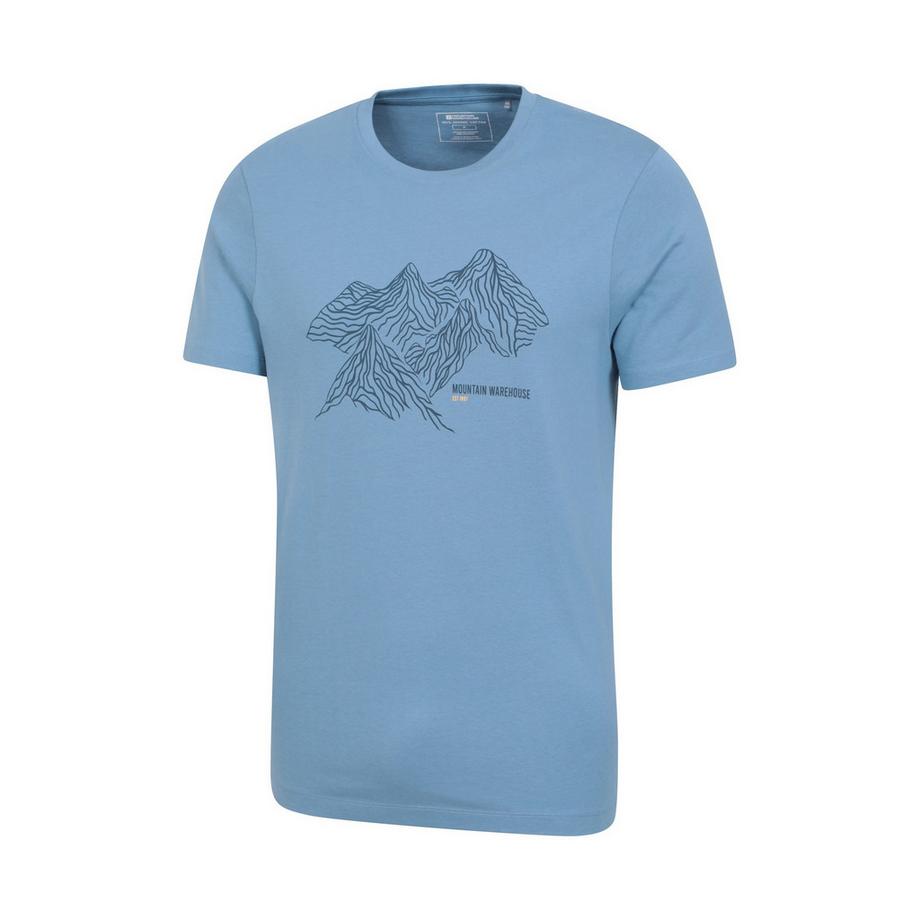 Mountain Warehouse T-Shirt mit Bergaufdruck  
