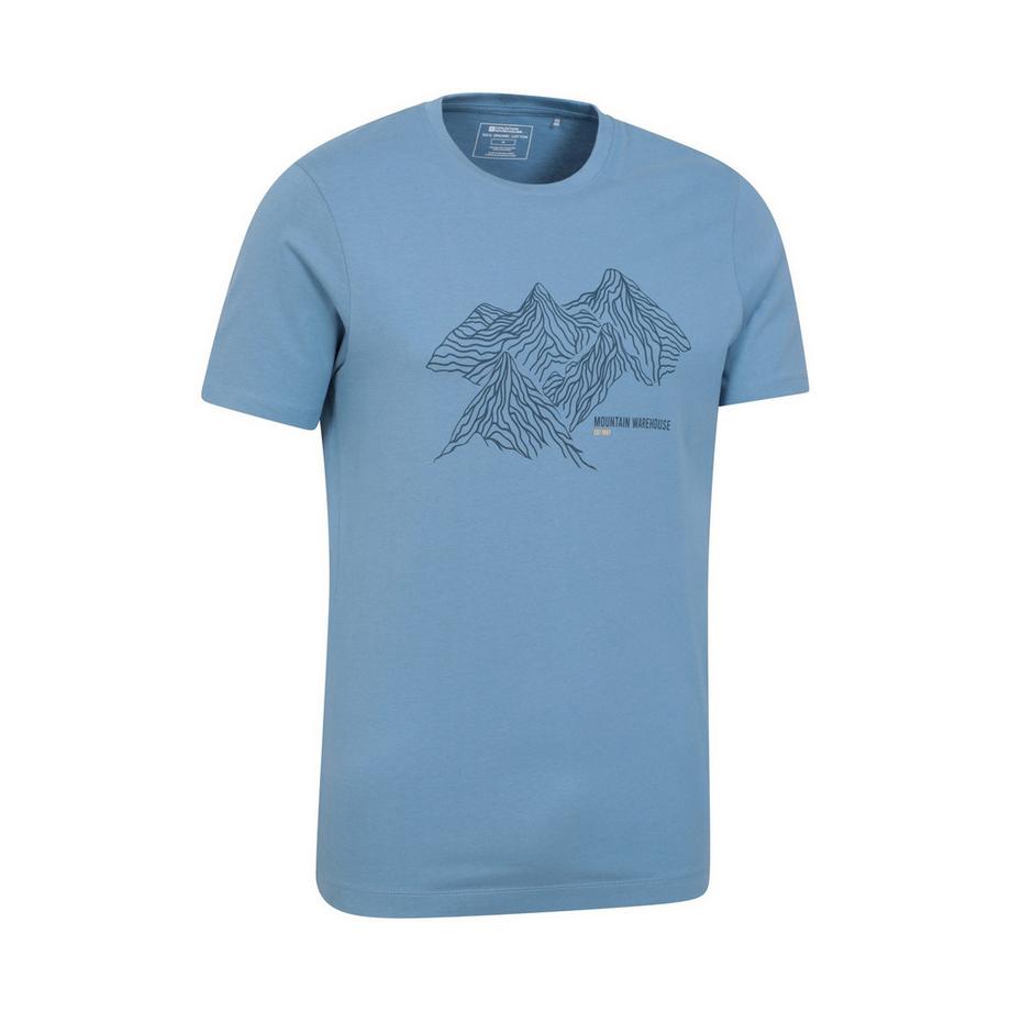 Mountain Warehouse T-Shirt mit Bergaufdruck  