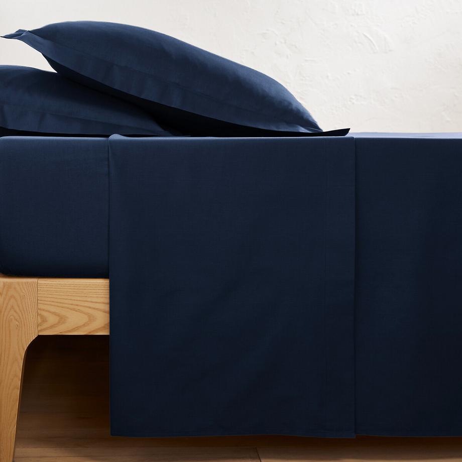 La Redoute Intérieurs Scenario Drap Plat Uni Polycoton  