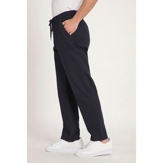 JP1880  Pantaloni con effetto lino, taglio comodo e cintura elastica 