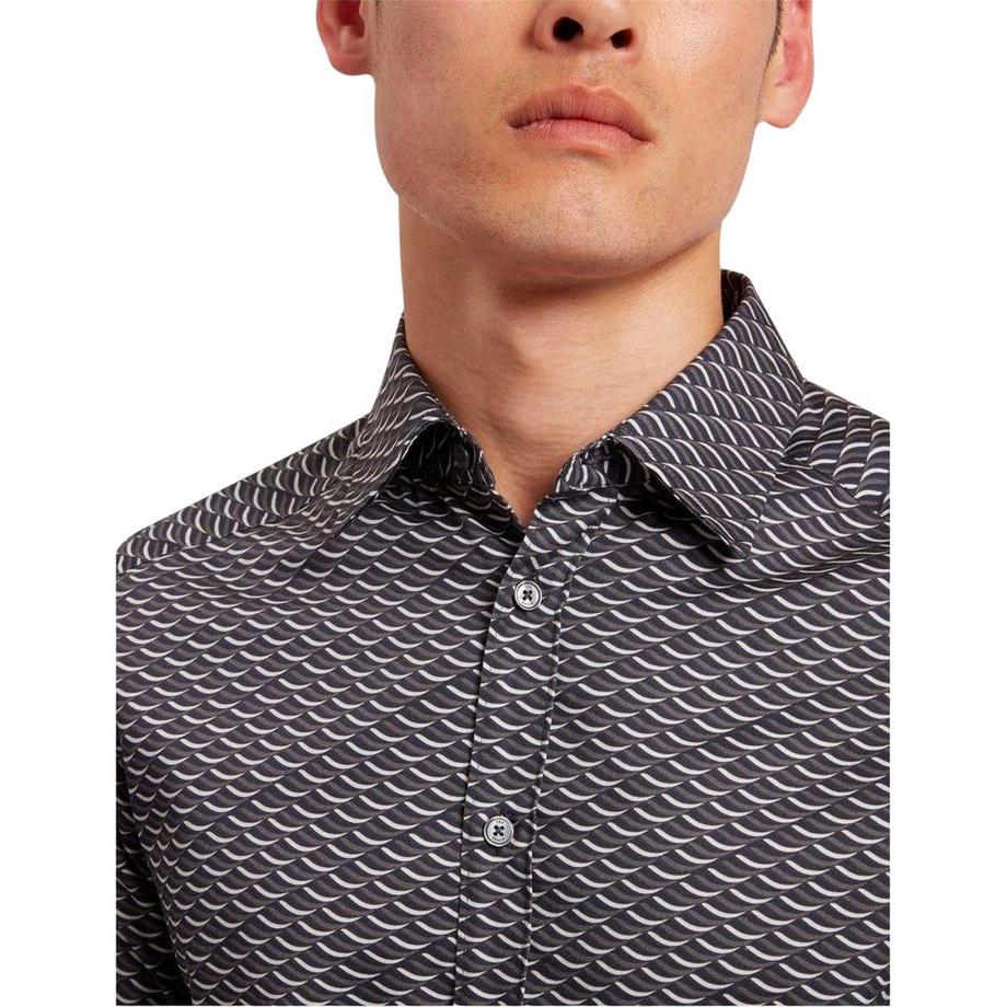 TED BAKER  Camicia Geometrica Collare 