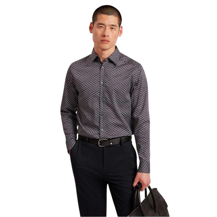 TED BAKER  Camicia Geometrica Collare 