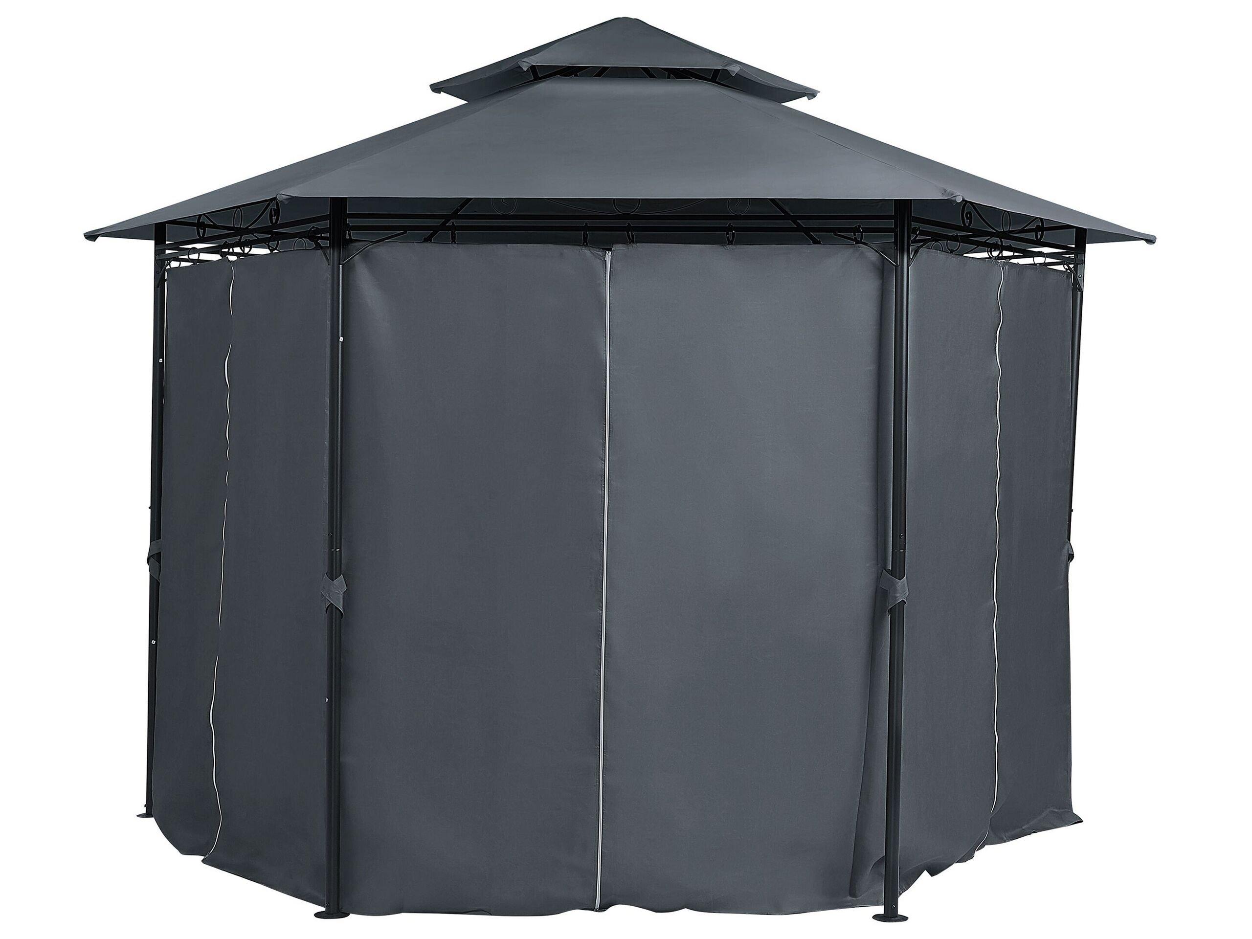 Beliani Pavillon aus Stahl Mediterran PORTEL  