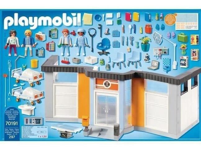 Playmobil  Hôpital Playmobil avec installations 