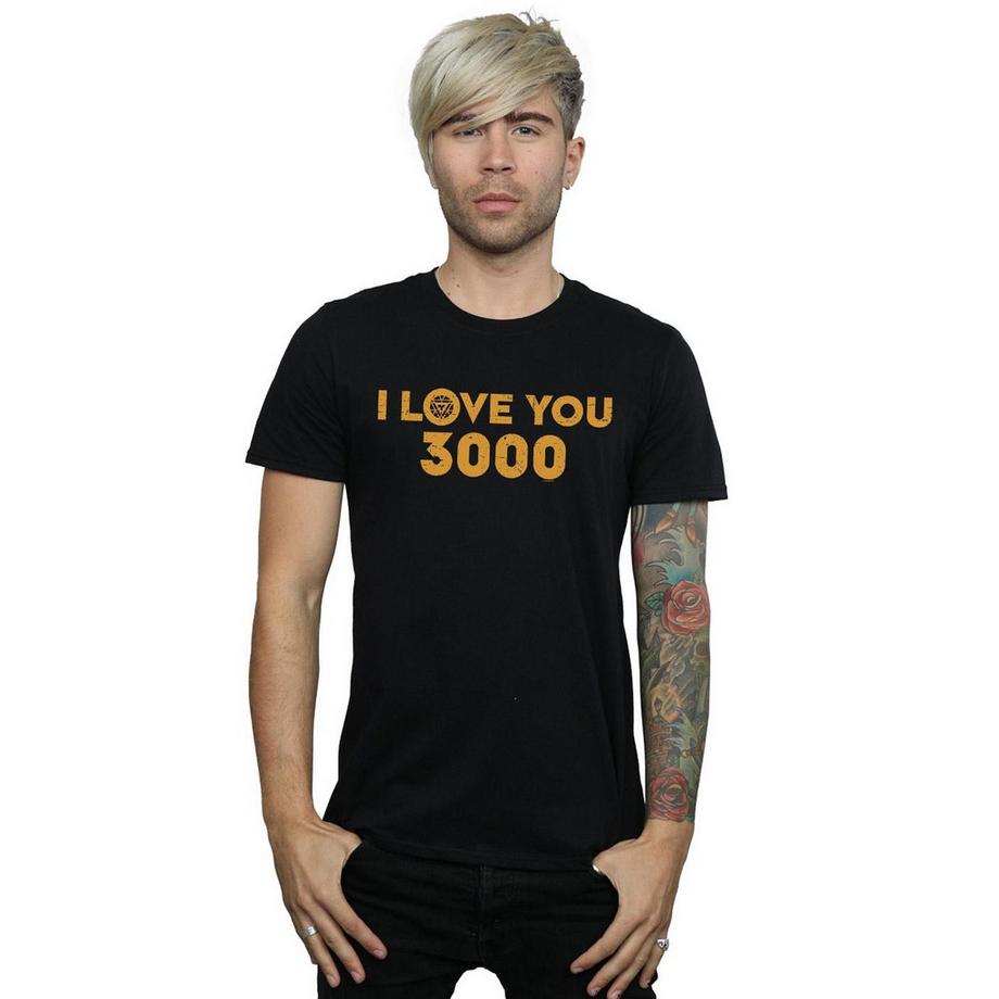 MARVEL Avengers Endgame I Love You 3000 Arc Reactor T-Shirt  