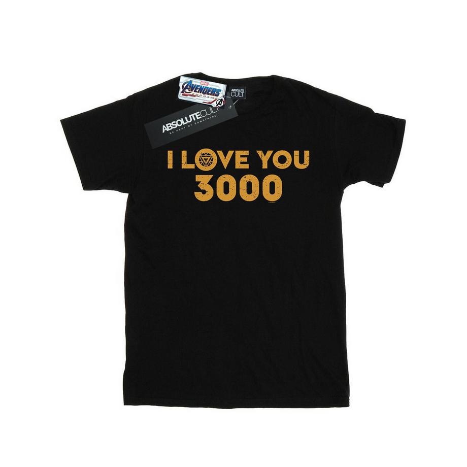 MARVEL Avengers Endgame I Love You 3000 Arc Reactor T-Shirt  