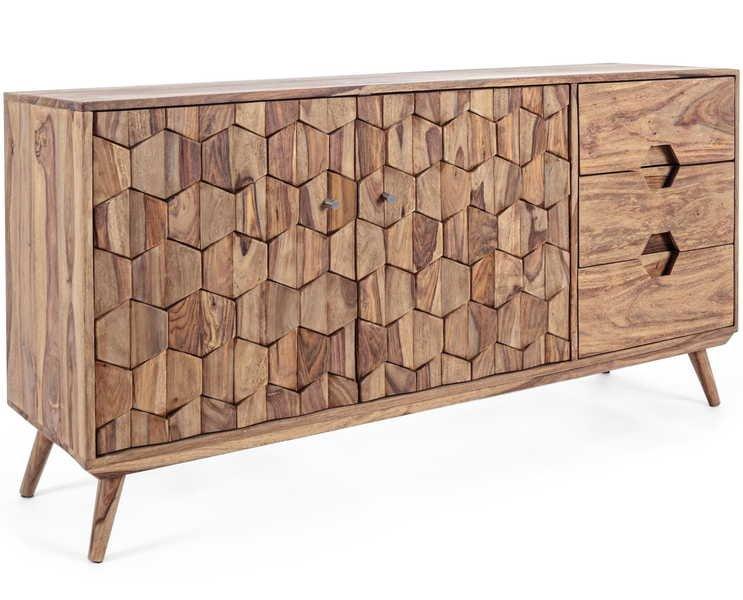 mutoni Sideboard Kant 2 Türen 3 Schubladen  