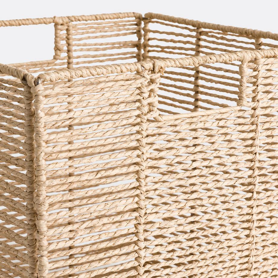 La Redoute Intérieurs Panier pliable en papier tressé  