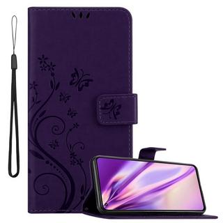 Cadorabo  Housse compatible avec Xiaomi Mi 11 LITE (4G / 5G) / 11 LITE NE - Coque de protection au design floral avec fermeture magnétique, fonction de support et emplacements pour cartes 