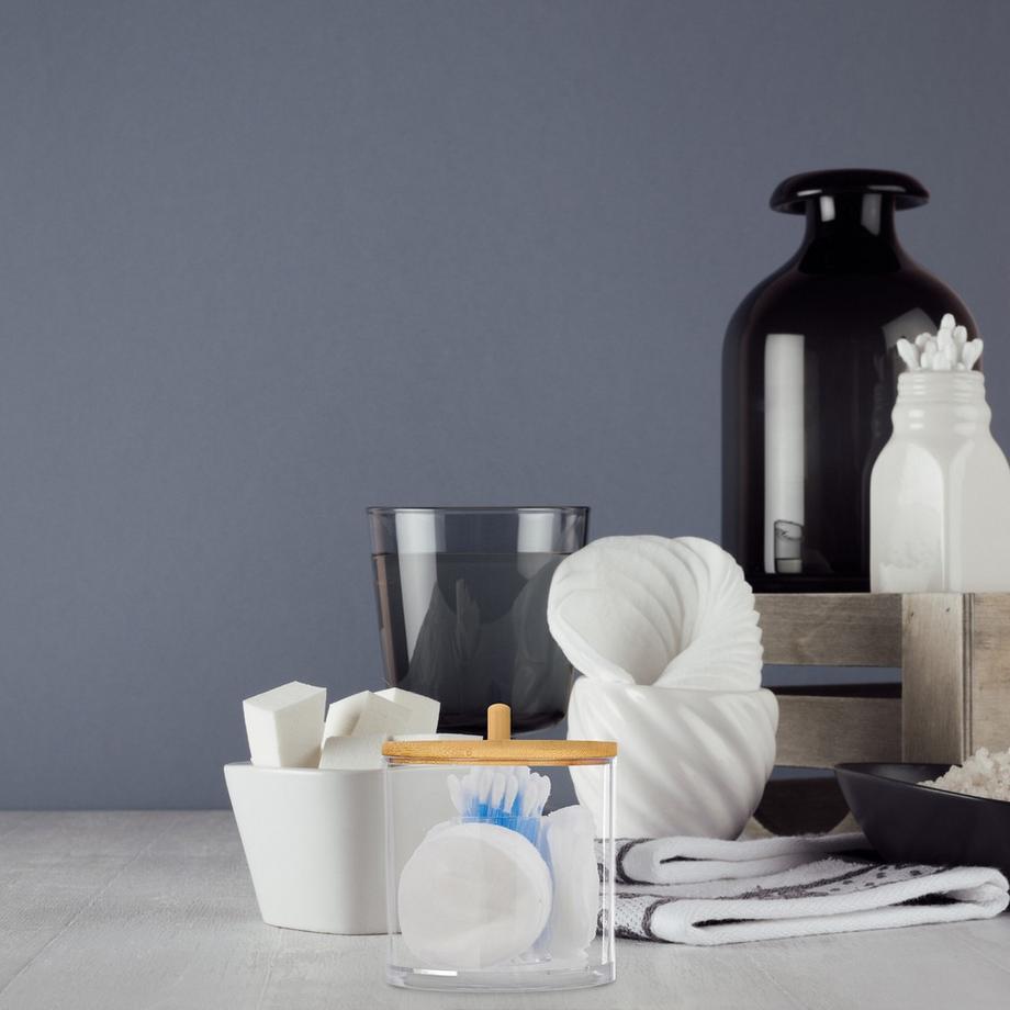 B2X Contenitore per dischetti di cotone e cotton fioc  