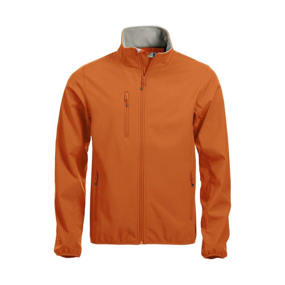 Image of Basic Softshelljacke Herren Orange S