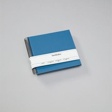 Semikolon 364026 album fotografico e portalistino Blu 20 fogli Rilegatura a spirale