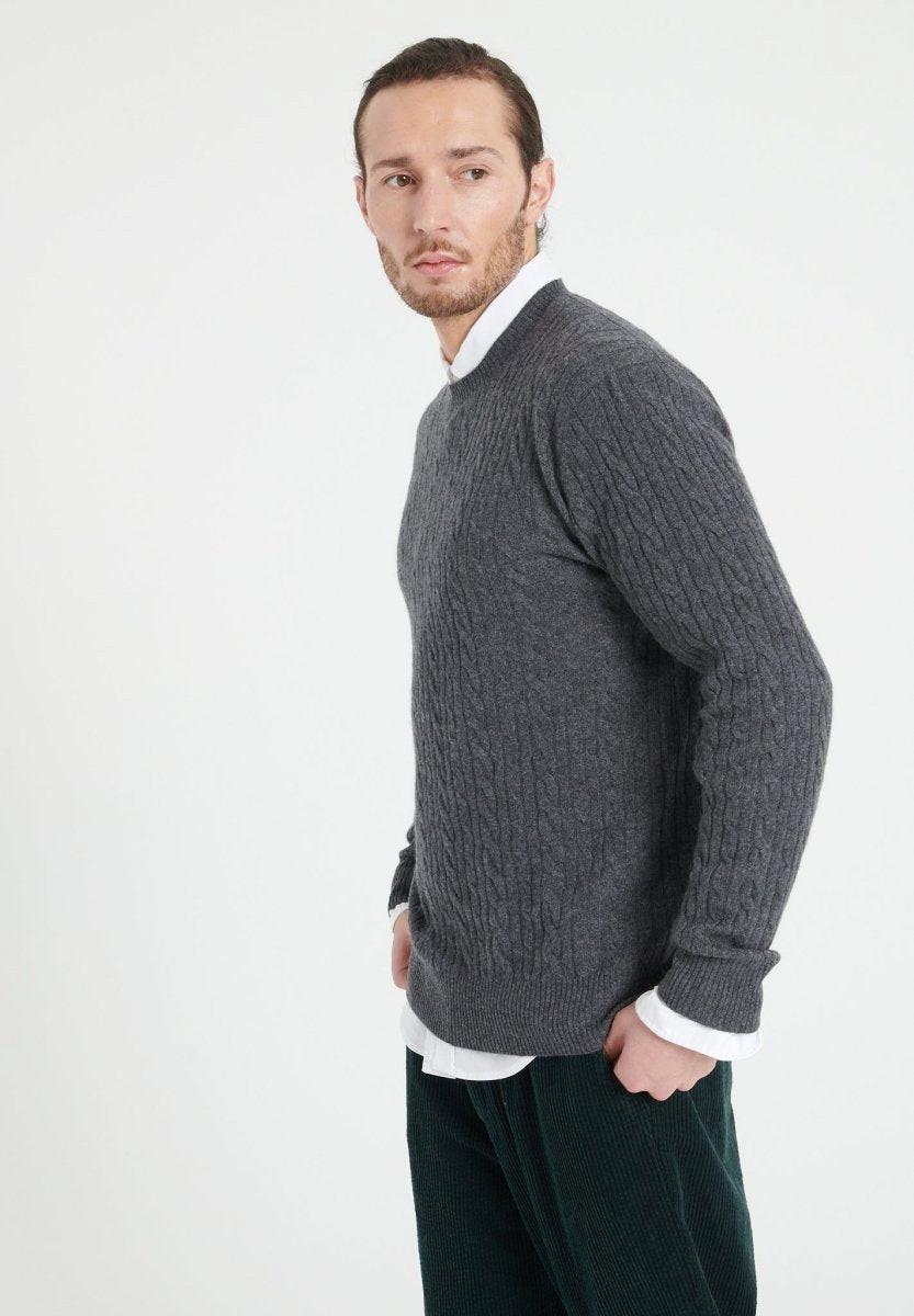 Studio Cashmere8  ZACH 5 Pullover mit Rundhalsausschnitt - 100% Kaschmir 