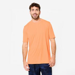DOMYOS  Kurzarmshirt - T-Shirt  Rundhalsausschnitt atmungsaktiv - orange 