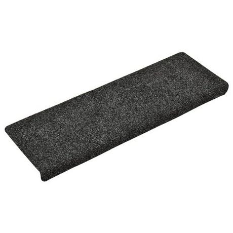 VidaXL Tapis d'escalier  pcs tissu aiguilleté polypropylène  