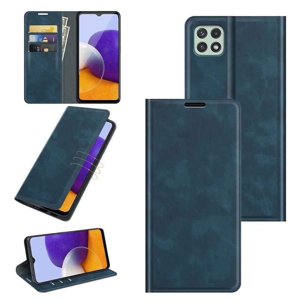 Cover-Discount  Galaxy A22 5G - Stand soyeux Flip Case coque 